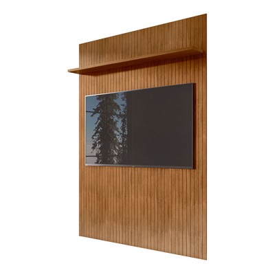 Painel para TV Até 65 Polegadas Aléria 1 Prateleira Cedro - Pnr Móveis