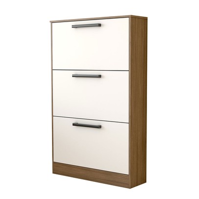 Sapateira Roma 3 Portas Freijo/Branca - Panorama Móveis