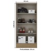 Armário Multiuso 2 Portas Branco B14 - Henn