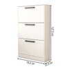 Sapateira Roma 3 Portas Branco - Panorama Móveis