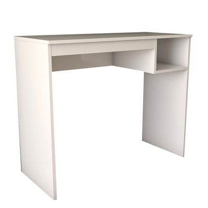 Mesa Escrivaninha Lugano 1 Nicho Branco - Panorama Móveis