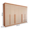 Guarda-Roupa Casal Colorado 6 Portas 8 Gavetas 100% Mdf Cinamomo/Off White - Panorama Móveis