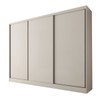 Guarda-Roupa Casal Europa 3 Portas 4 Gavetas 100% Mdf Branco - Panorama Móveis