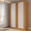 Guarda-Roupa Solteiro Flex 2 Portas 100% Mdf Cinamomo/Off White - Panorama Móveis