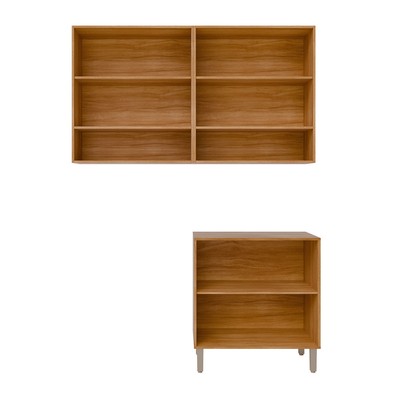 Lavanderia Completa Helena 6 Portas Ripado Cinamomo/Titanium - Pnr Móveis