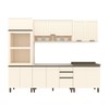 Cozinha Completa Connect 11 Portas 2 Gavetas 100% Mdf Off White - Henn