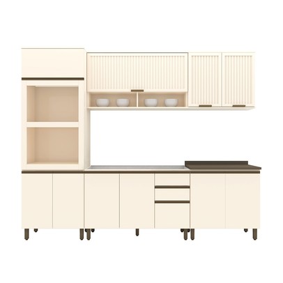 Cozinha Completa Connect 11 Portas 2 Gavetas 100% Mdf Off White - Henn