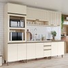 Cozinha Completa Connect 11 Portas 2 Gavetas 100% Mdf Off White - Henn