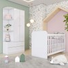 Quarto de Bebê Completo Labirinto 2 Portas 2 Gavetas Branco - Henn
