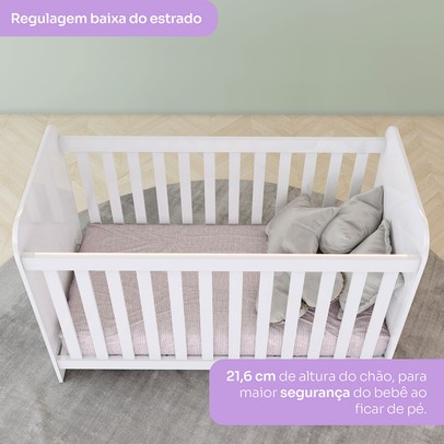 Quarto de Bebê Completo Labirinto 2 Portas 2 Gavetas Branco - Henn
