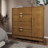 Cômoda Sapateira Búzios 1 Porta 4 Gavetas Nature - Panorama Móveis