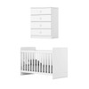 Quarto de Bebê Completo Labirinto 4 Gavetas Branco - Henn