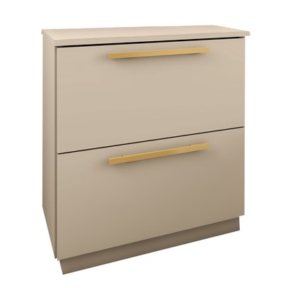 Mesa de Cabeceira Dubai 2 Gavetas Fendi - Panorama Móveis