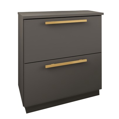 Mesa de Cabeceira Dubai 2 Gavetas Alasca - Panorama Móveis