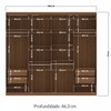 Guarda-Roupa Casal Key West 8 Portas 4 Gavetas Jatoba - Pnr Móveis