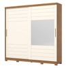 Guarda-Roupa Casal Cayman 2 Portas 6 Gavetas 100% Mdf Nature/ Off White - Henn
