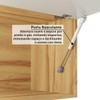 Armário de Cozinha Canto com Balcão e Tampo 14 Portas 4 Gavetas Pérola 100% Mdf Vidro Reflecta Amêndoa/White - Pnr Móveis