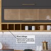 Armário de Cozinha Modulada Canto com Balcão e Tampo 14 Portas 4 Gavetas ágata 100% Mdf Vidro Reflecta Amêndoa/Chumbo - Pnr Móveis