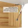 Armário de Cozinha Modulada com Balcão e Tampo 7 Portas 5 Gavetas ágata 100% Mdf Vidro Reflecta Amêndoa/Off White - Pnr Móveis