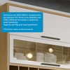 Armário de Cozinha Modulada com Balcão e Tampo 4 Portas 3 Gavetas ágata 100% Mdf Vidro Reflecta Amêndoa/Off White - Pnr Móveis