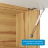 Armário de Cozinha com Balcão e Tampo 6 Portas 4 Gavetas Pérola 100% Mdf Vidro Reflecta Amêndoa/Off White - Pnr Móveis