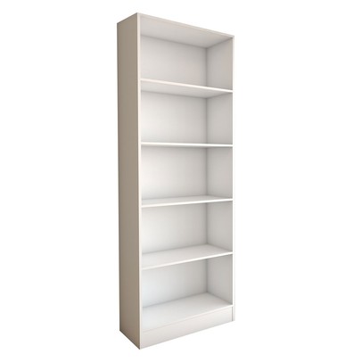 Estante para Livros Alexa 4 Prateleiras Branco - Panorama Móveis