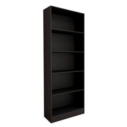 Estante para Livros Alexa 4 Prateleiras Preto - Panorama Móveis