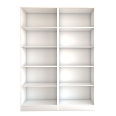 Estante para Livros Alexa 8 Prateleiras Branco - Panorama Móveis