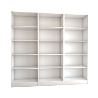 Estante para Livros Alexa 12 Prateleiras Branco - Panorama Móveis