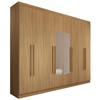 Guarda-Roupa Ele e Ela 8 Portas 4 Gavetas com Espelho Cinamomo - Panorama Móveis