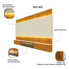 Painel para TV Até 85 Polegadas Soberano 3 Portas Ripado Autêntico 100% Mdf com Led Naturale/Off White - Gelius
