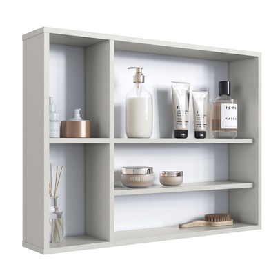 Armário de Banheiro Bari 2 Portas com Espelho Arenas - Art In Móveis