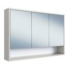 Armário de Banheiro Bari 3 Portas com Espelho Arenas - Art In Móveis