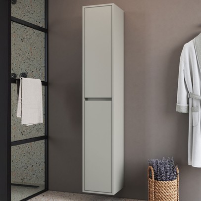 Armário de Banheiro Bergamo 2 Portas 4 Prateleiras Arenas - Art In Móveis