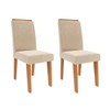 Cadeiras Kit 2 Cadeiras Tais Cinamomo/Nude - Cimol