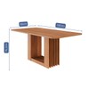 Mesa de Madeira Ariela 180 Cm Cinamomo - Cimol