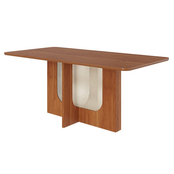 Mesa de Madeira Louise 180 Cm Cinamomo - Cimol