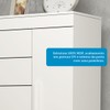 Cômoda Rayane 1 Porta 5 Gavetas 100% Mdf Branco - Acp Móveis