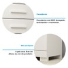 Cômoda Rayane 1 Porta 5 Gavetas 100% Mdf Branco - Acp Móveis