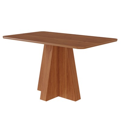 Mesa de Madeira Maite 130 Cm Cinamomo - Cimol