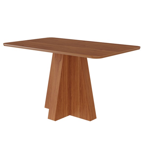 Mesa de Madeira Maite 130 Cm Cinamomo - Cimol