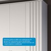 Guarda-Roupa Casal Jamile 6 Portas 4 Gavetas 100% Mdf Branco - Acp Móveis
