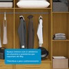 Guarda-Roupa Casal Jamile 6 Portas 4 Gavetas 100% Mdf Cinamomo/Off White - Acp Móveis