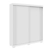 Guarda-Roupa Casal Athena 2 Portas 3 Gavetas 100% Mdf Branco - Acp Móveis