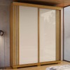 Guarda-Roupa Casal Athena 2 Portas 3 Gavetas 100% Mdf Cinamomo/Off White - Acp Móveis