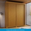 Guarda-Roupa Casal Athena 2 Portas 3 Gavetas 100% Mdf Cinamomo/Off White - Acp Móveis