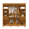 Guarda-Roupa Casal Stella 8 Portas 4 Gavetas 100% Mdf Cinamomo/Off White - Acp Móveis