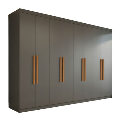 Guarda-Roupa Casal German 8 Portas 4 Gavetas Onix - Maxel