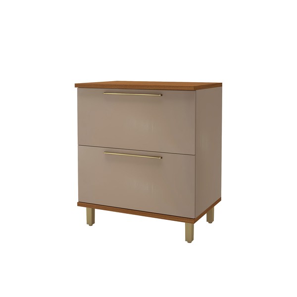 Balcão de Cozinha 93 Cm Munique 2 Portas Freijó/Camurça - Indékes