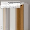 Guarda-Roupa Casal Eliza 6 Portas 6 Gavetas com Espelho 100% Mdf Branco/Cinamomo - Acp Móveis